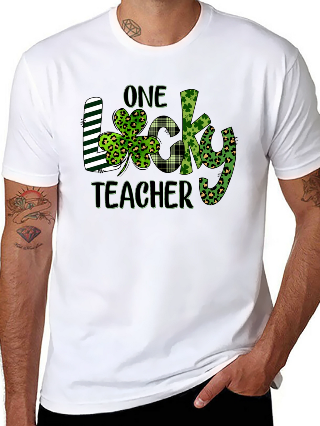 One Lucky Teacher St. Patricks Day T-Shirt