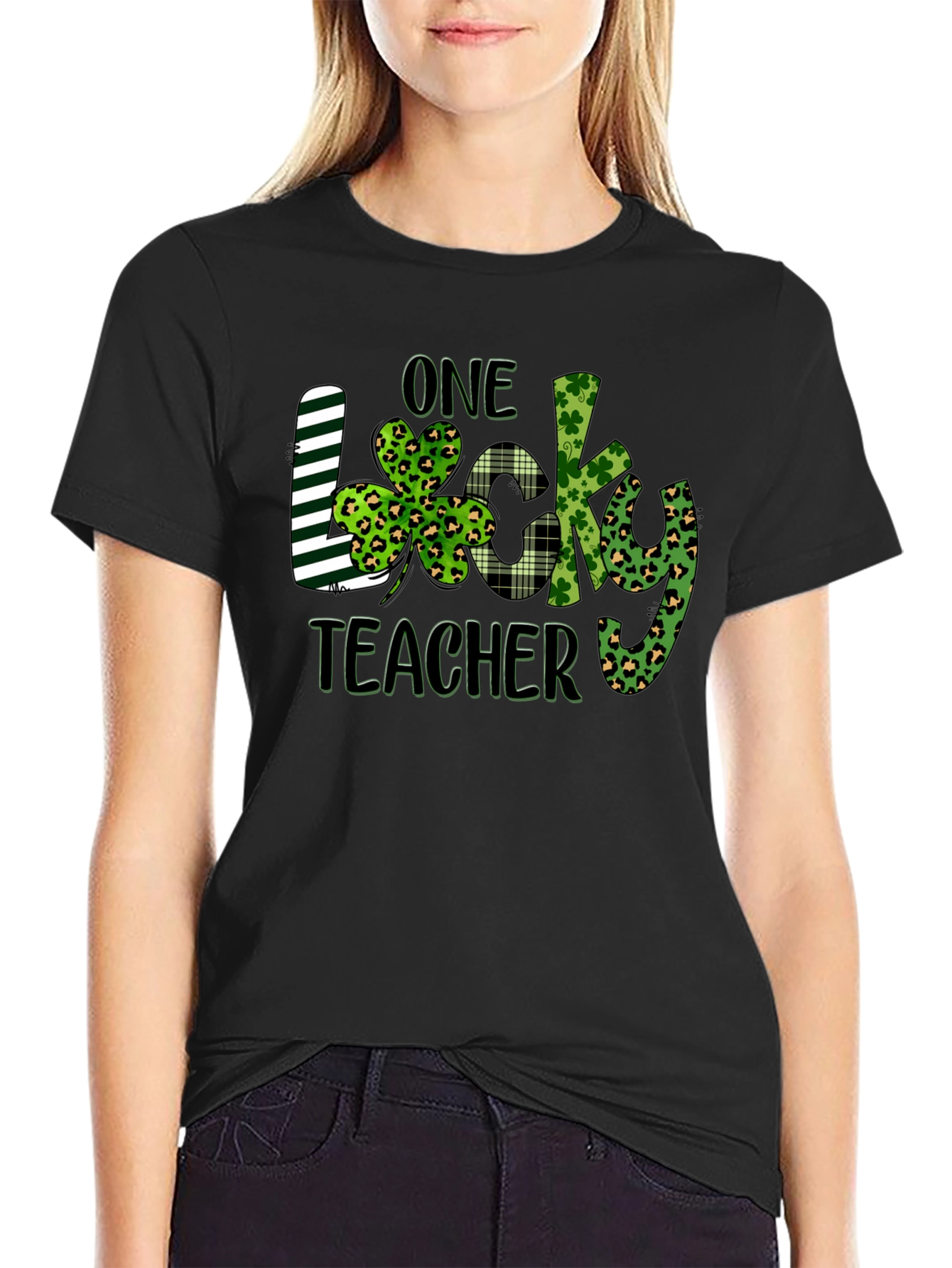 One Lucky Teacher St. Patricks Day T-Shirt