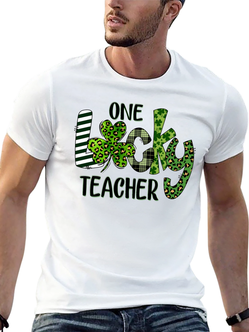 One Lucky Teacher St. Patricks Day T-Shirt