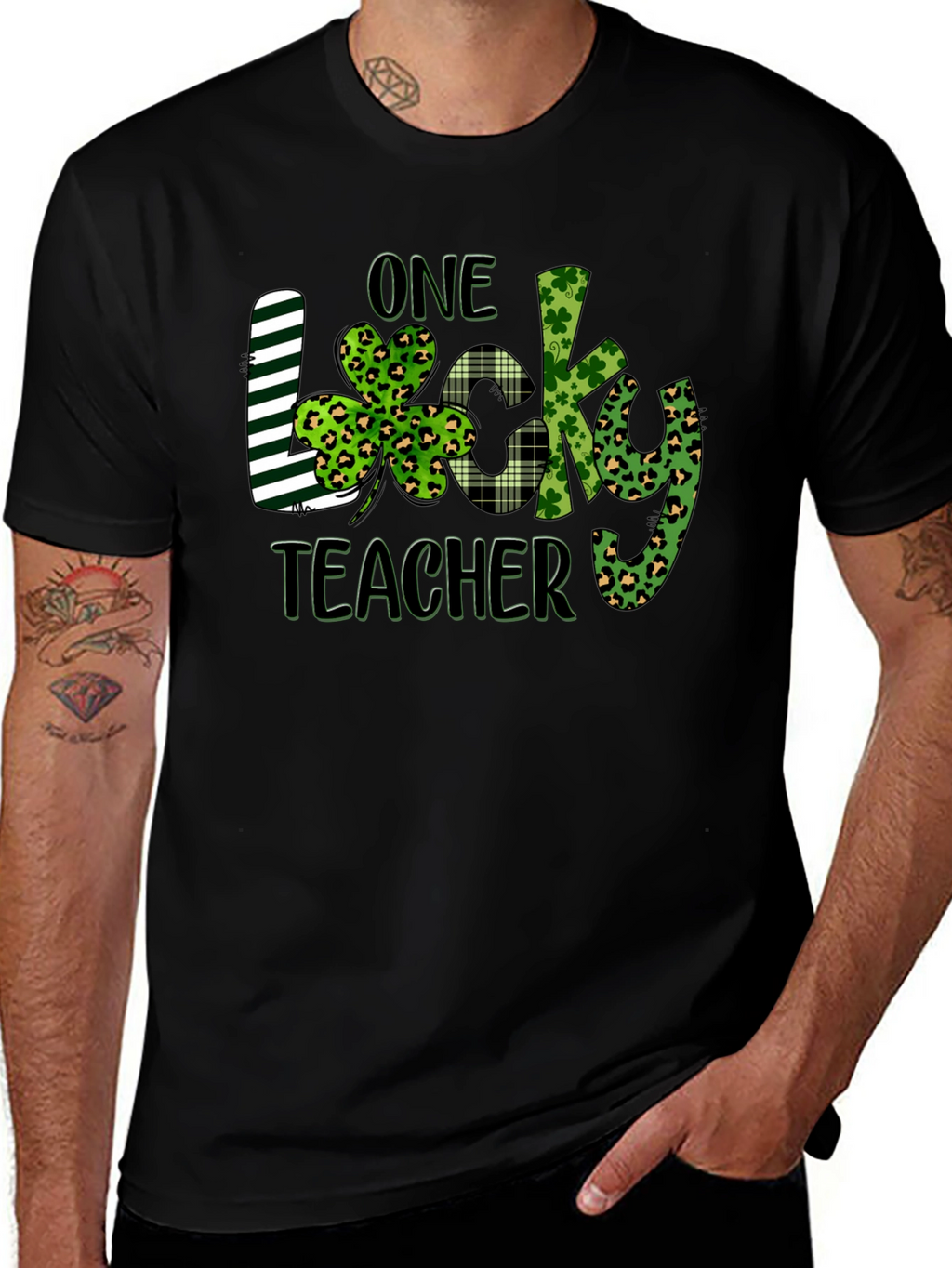 One Lucky Teacher St. Patricks Day T-Shirt