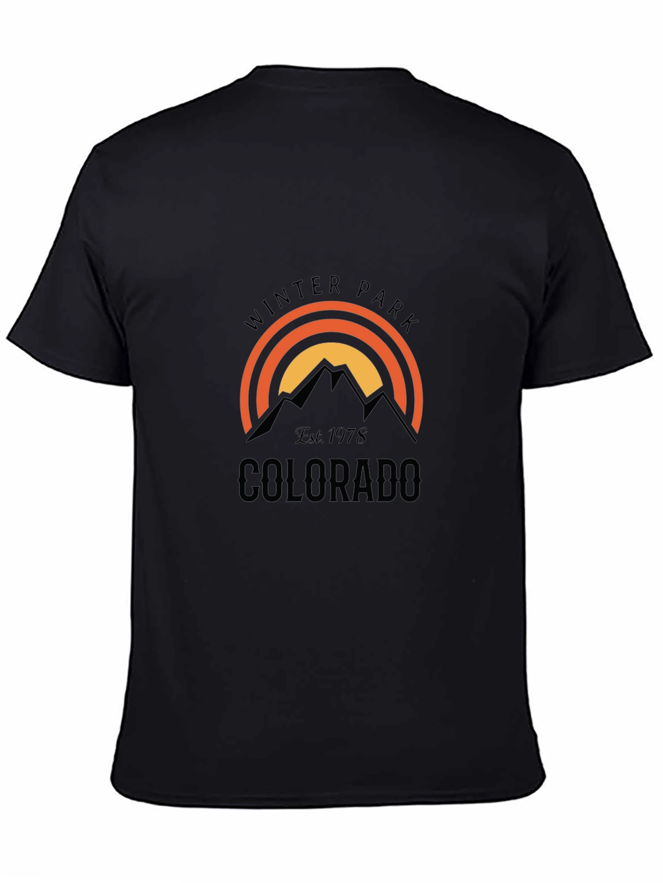 Winter Park Colorado T-Shirt - Retro Mountain Graphic Tee