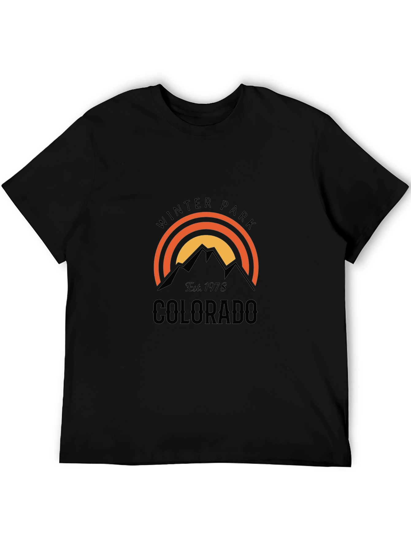 Winter Park Colorado T-Shirt - Retro Mountain Graphic Tee