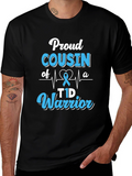 Proud Cousin of a T1D Warrior Graphic T-Shirt
