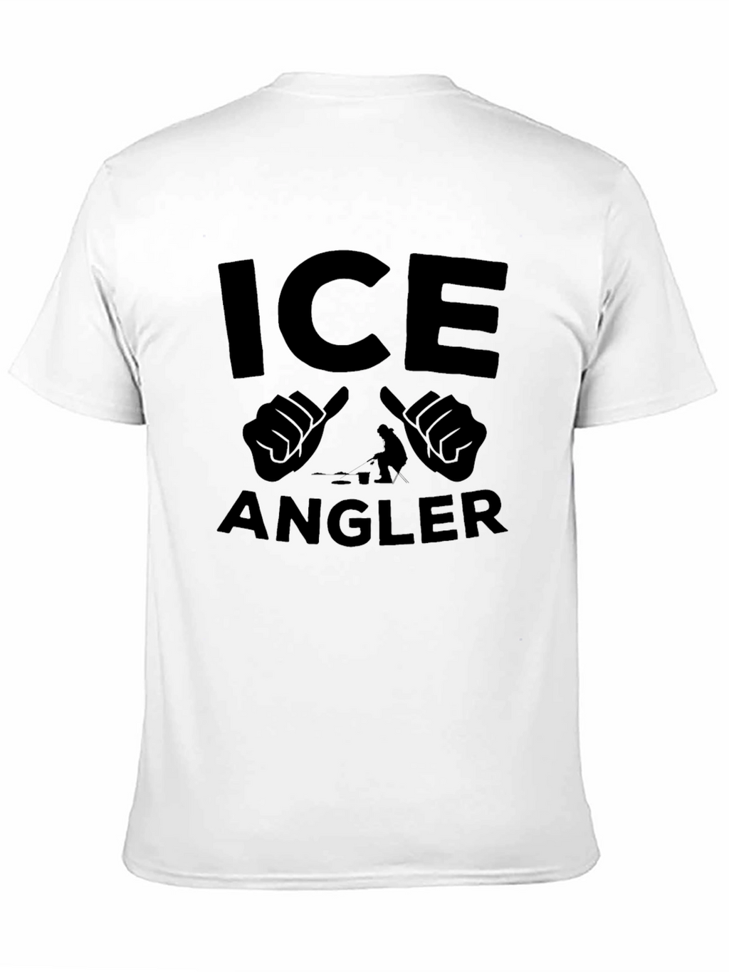 Ice Angler Black Graphic T-Shirt