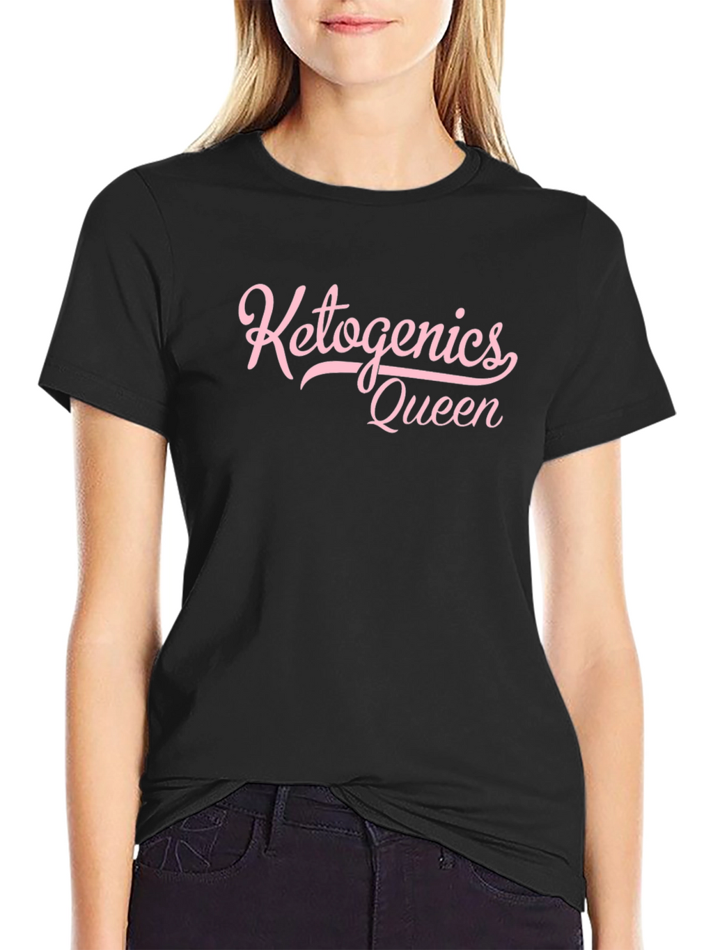 Ketogenic Diet Queen Black T-Shirt