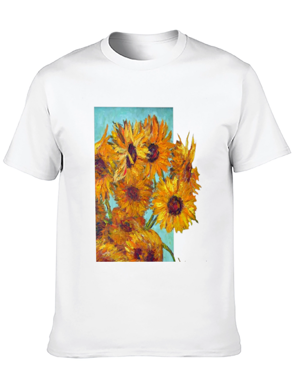Sunflower Art Graphic T-Shirt