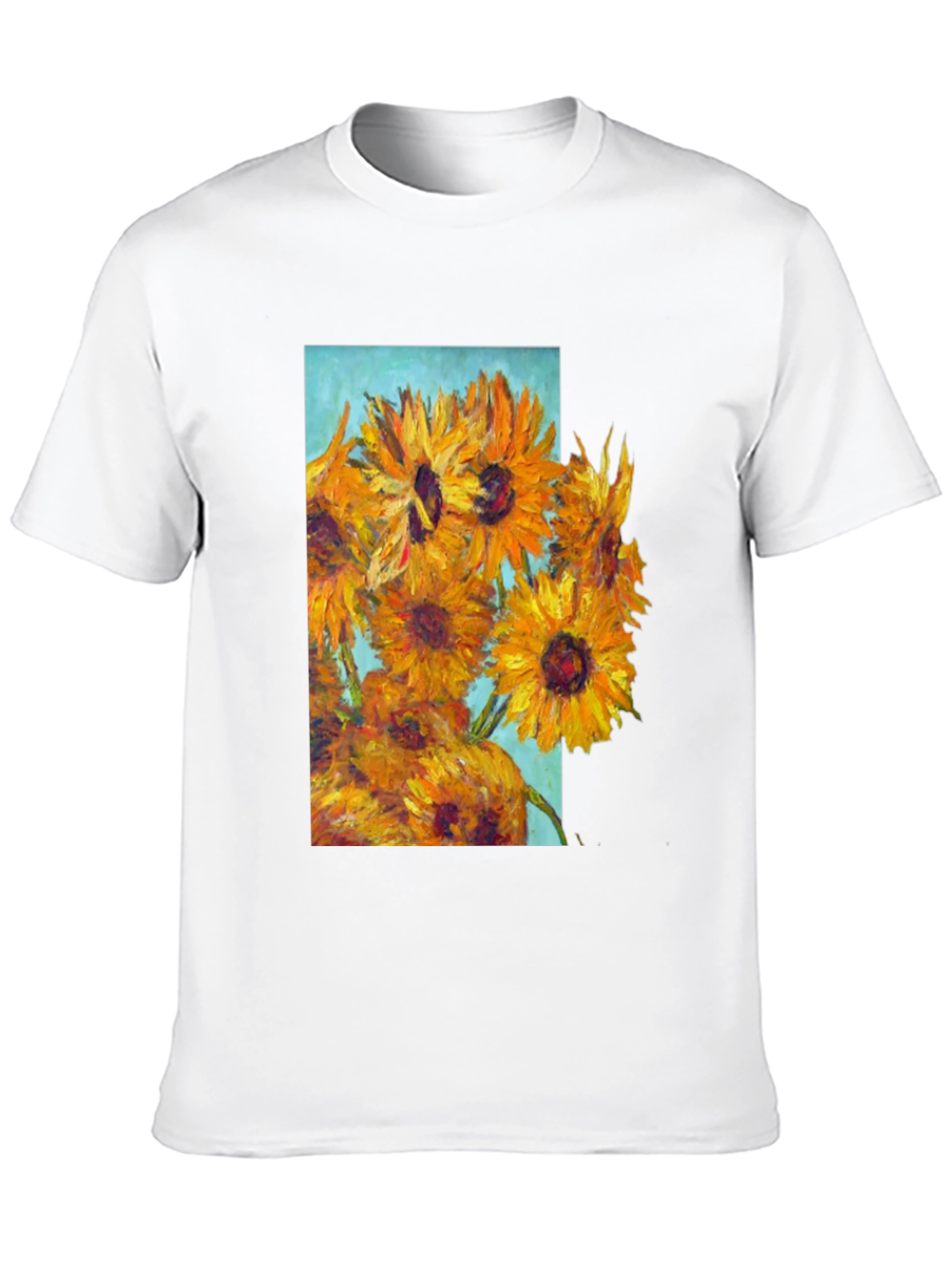 Sunflower Art Graphic T-Shirt