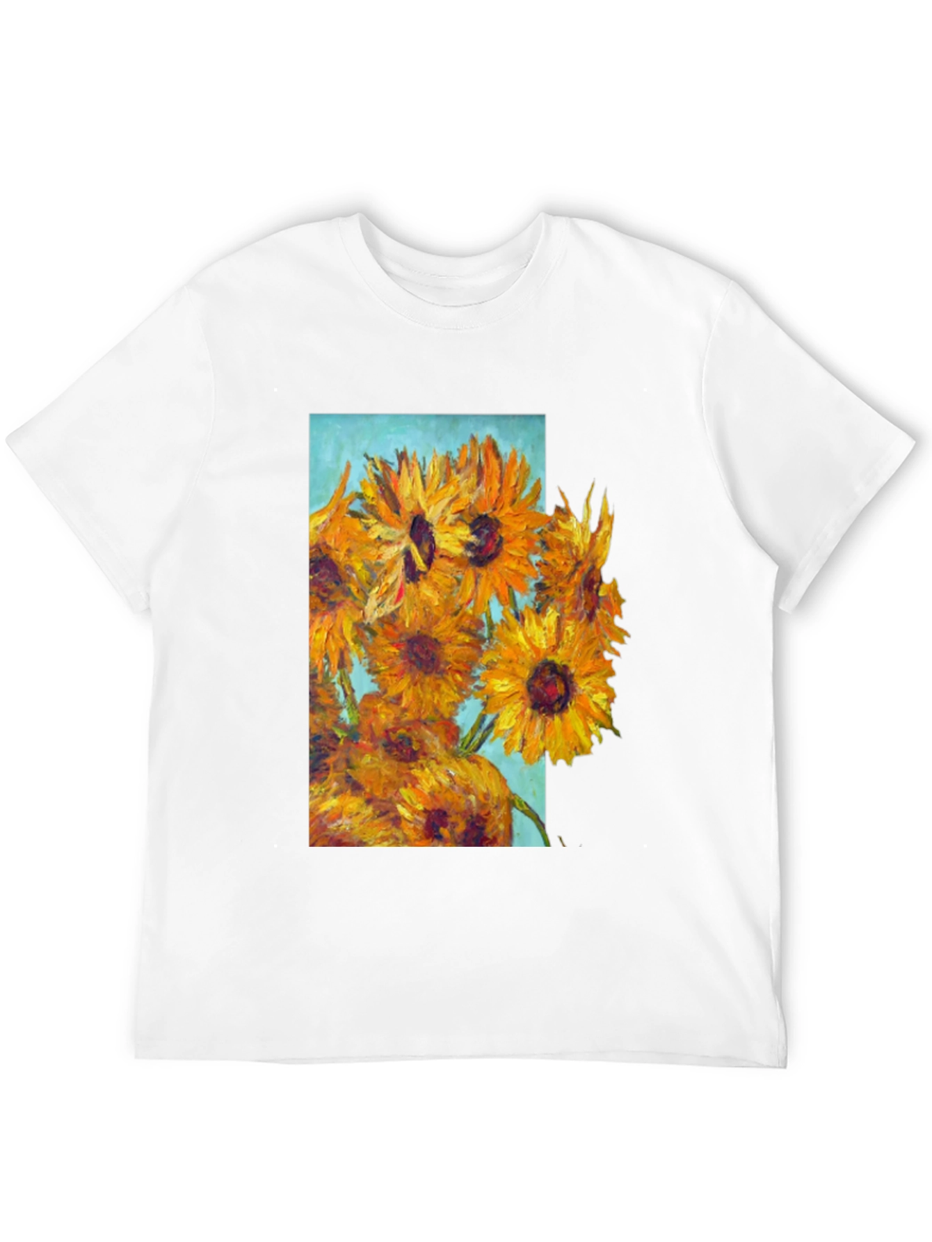 Sunflower Art Graphic T-Shirt