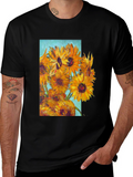 Sunflower Art Graphic T-Shirt
