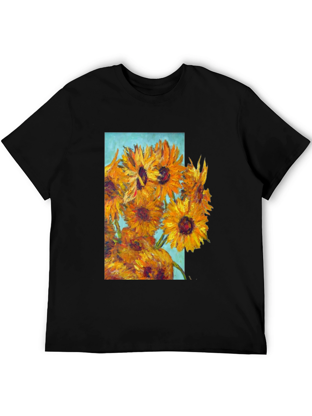 Sunflower Art Graphic T-Shirt