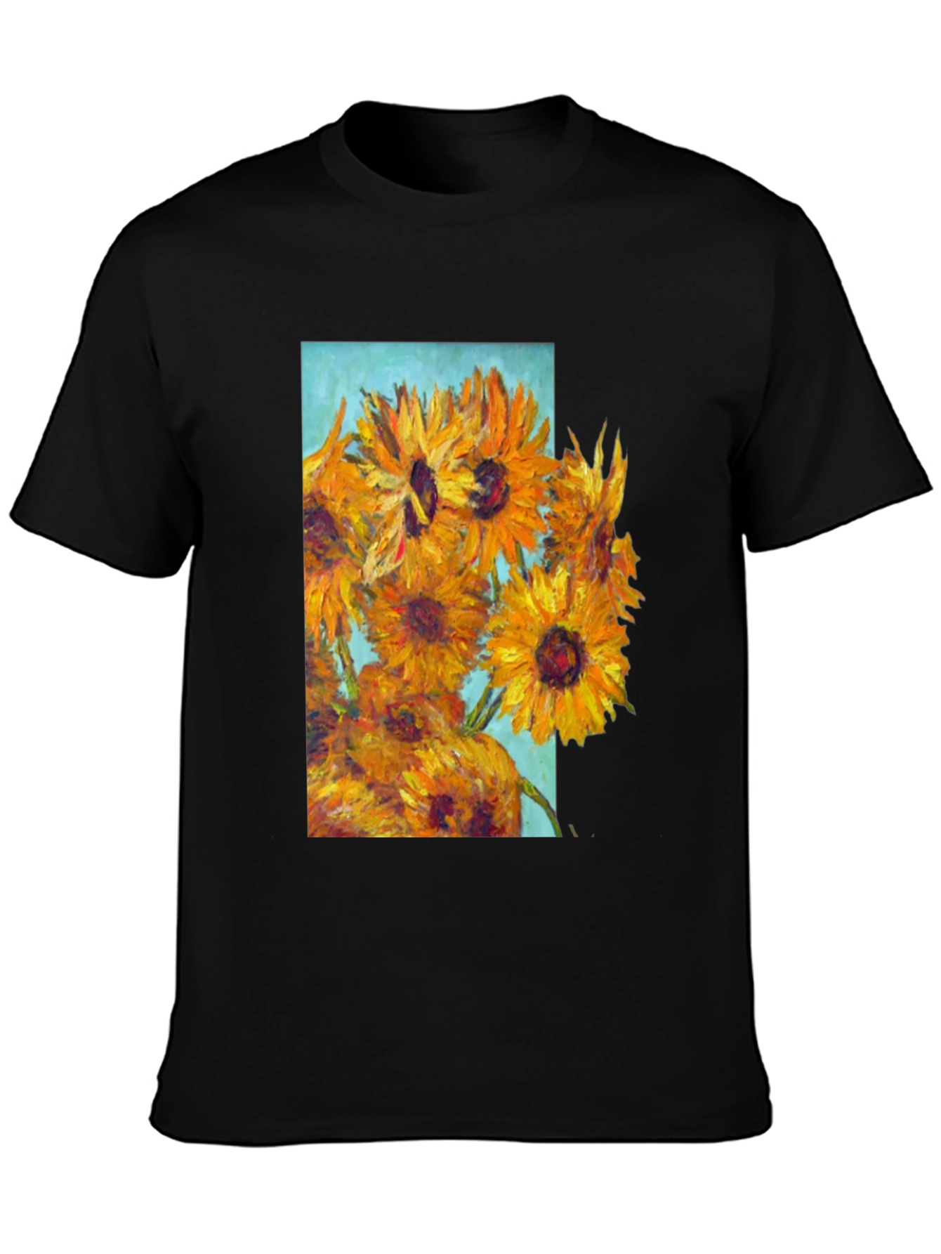Sunflower Art Graphic T-Shirt