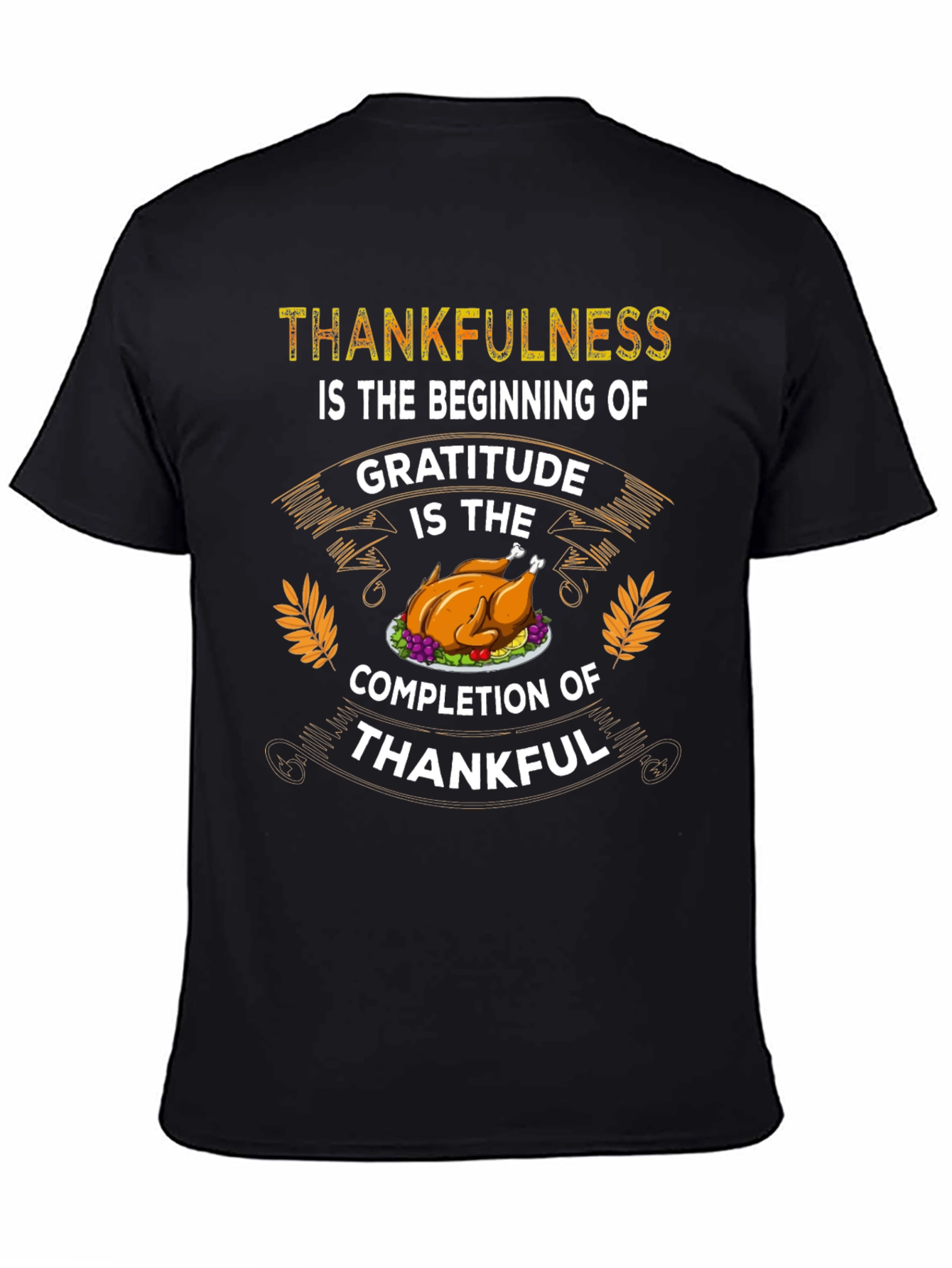 Thankfulness Gratitude Thanksgiving T-Shirt