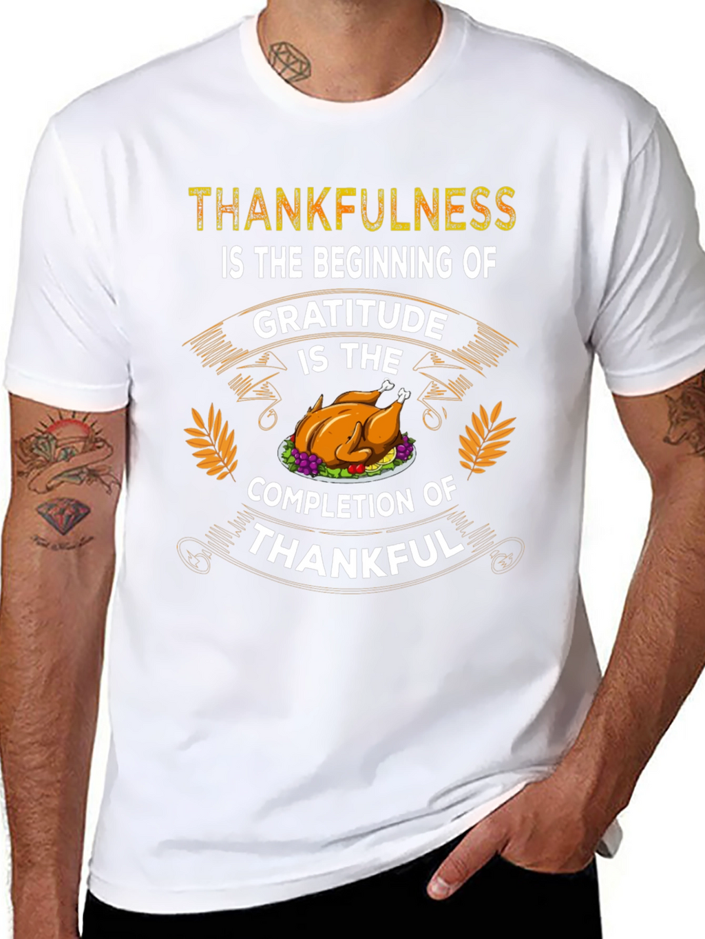 Thankfulness Gratitude Thanksgiving T-Shirt