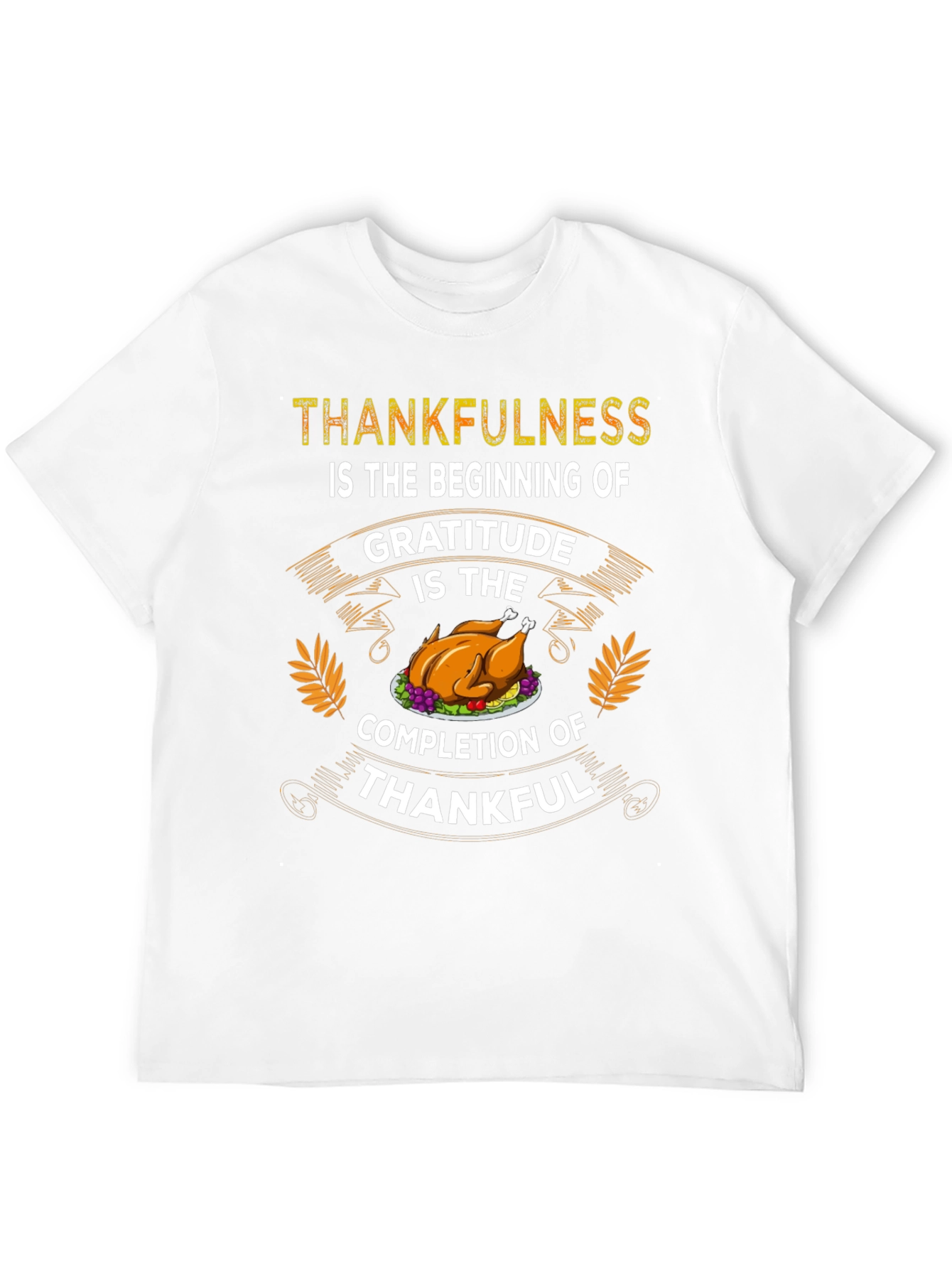 Thankfulness Gratitude Thanksgiving T-Shirt