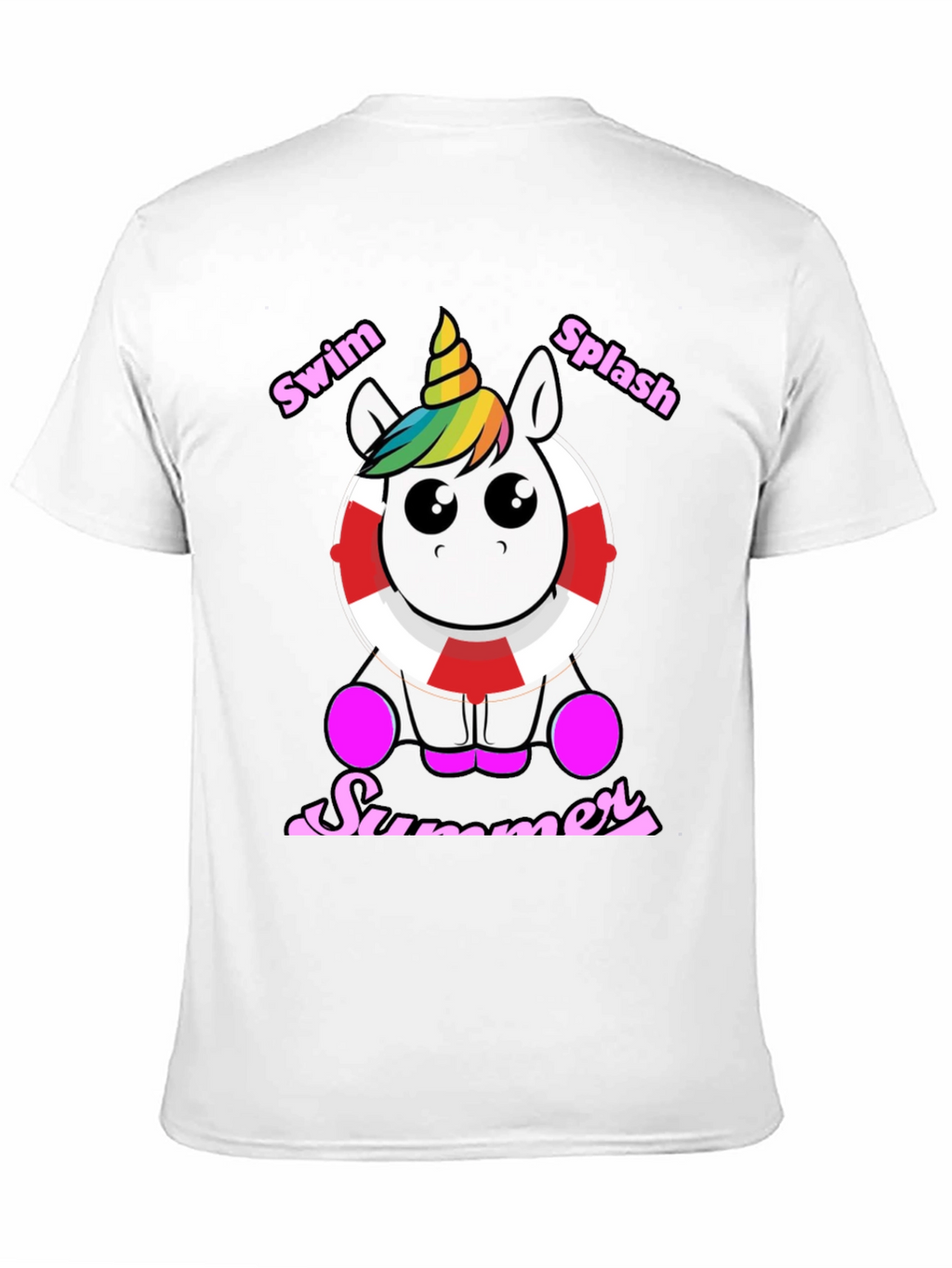 Swim Splash Summer Unicorn T-Shirt