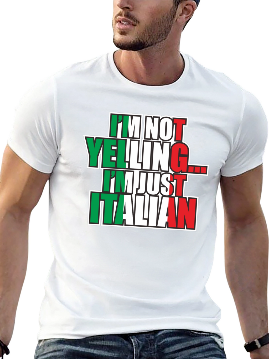 Im Not Yelling Im Just Italian T-Shirt