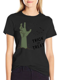 Halloween Zombie Hand Trick Or Treat T-Shirt