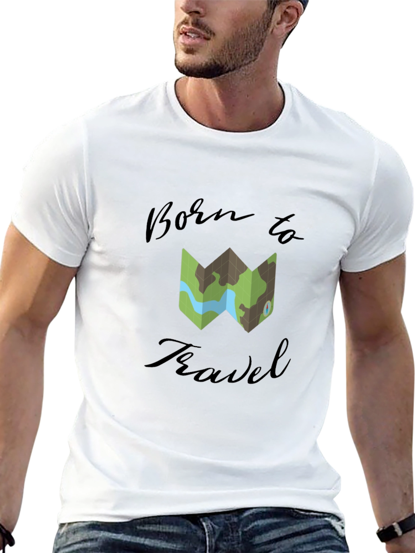 Born to Travel Graphic T-Shirt