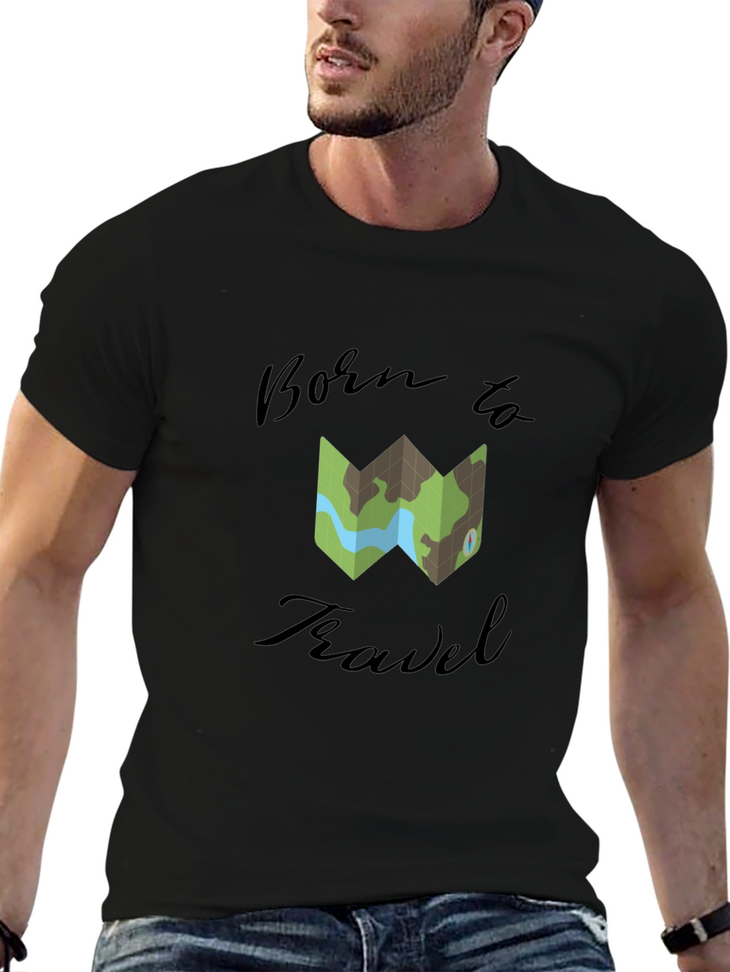 Born to Travel Graphic T-Shirt