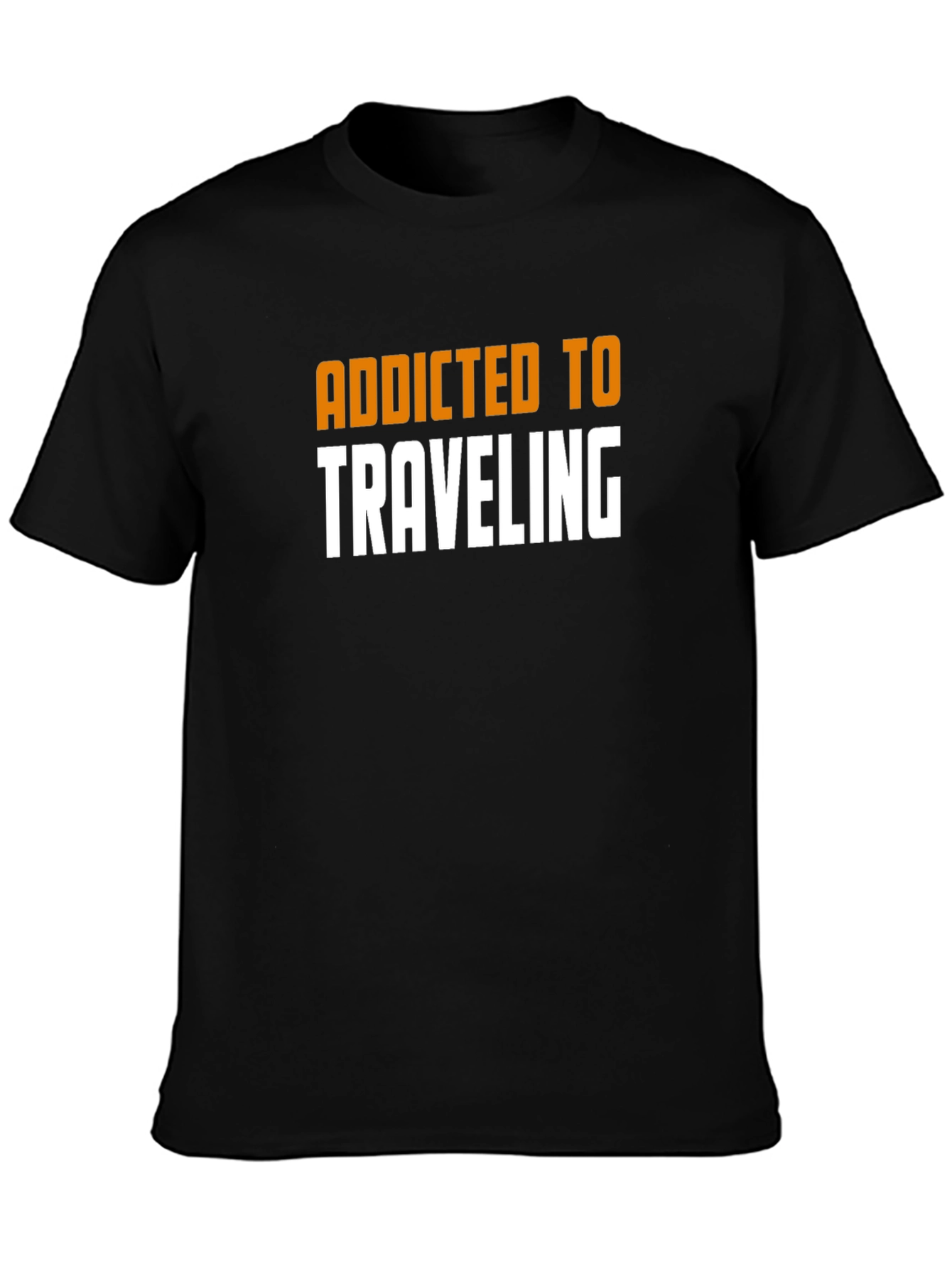 Addicted to Traveling T-Shirt - Black