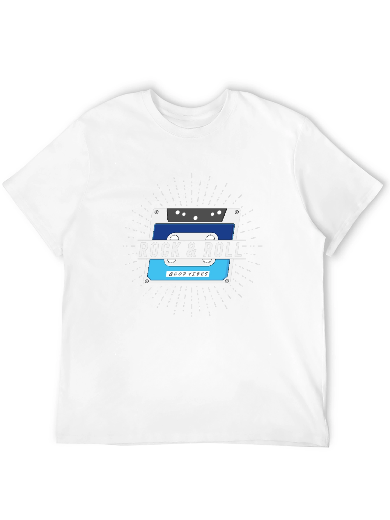 Rock & Roll Cassette Tape T-Shirt