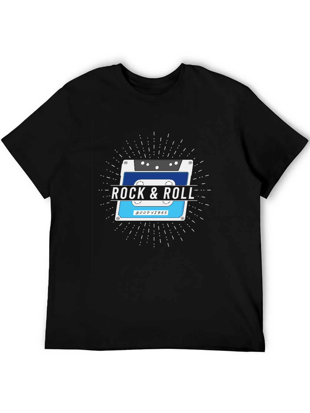 Rock & Roll Cassette Tape T-Shirt