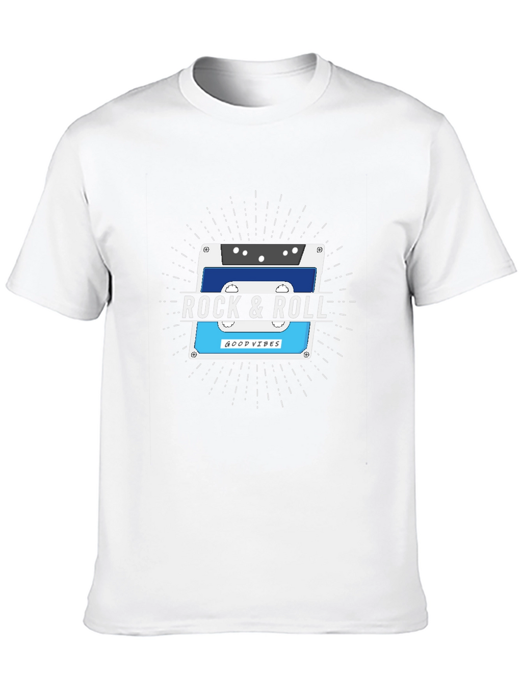 Rock & Roll Cassette Tape T-Shirt