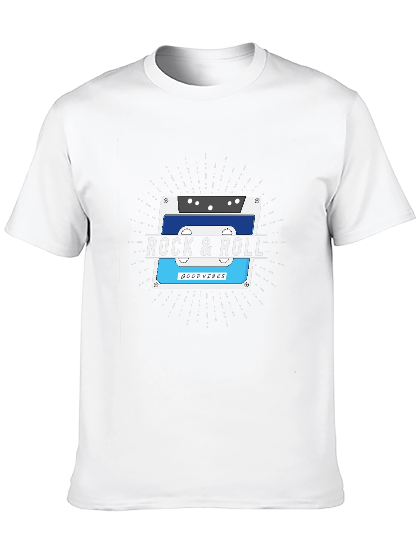Rock & Roll Cassette Tape T-Shirt
