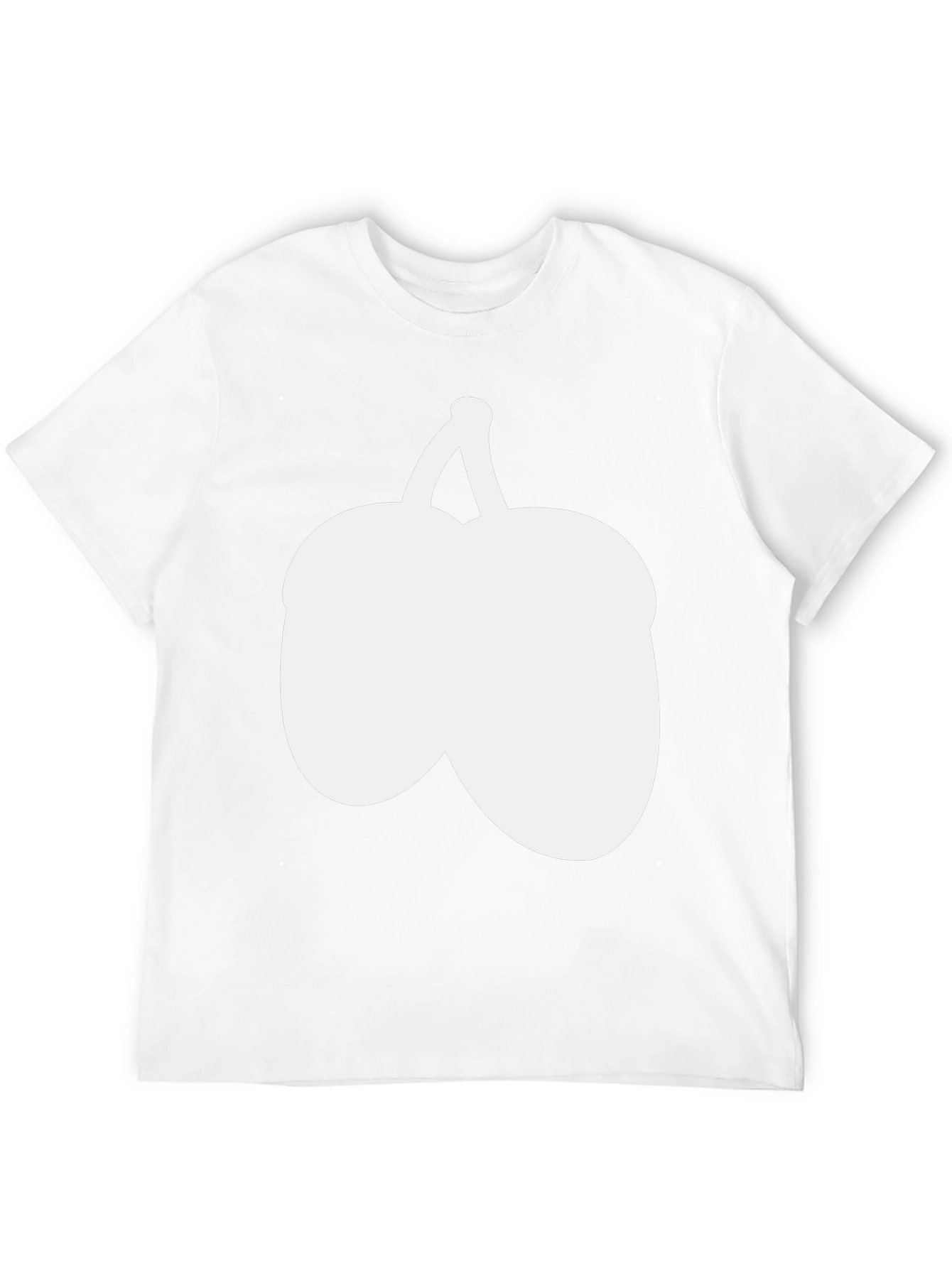 Novelty Fruit Graphic Tee - Black Cotton Blend