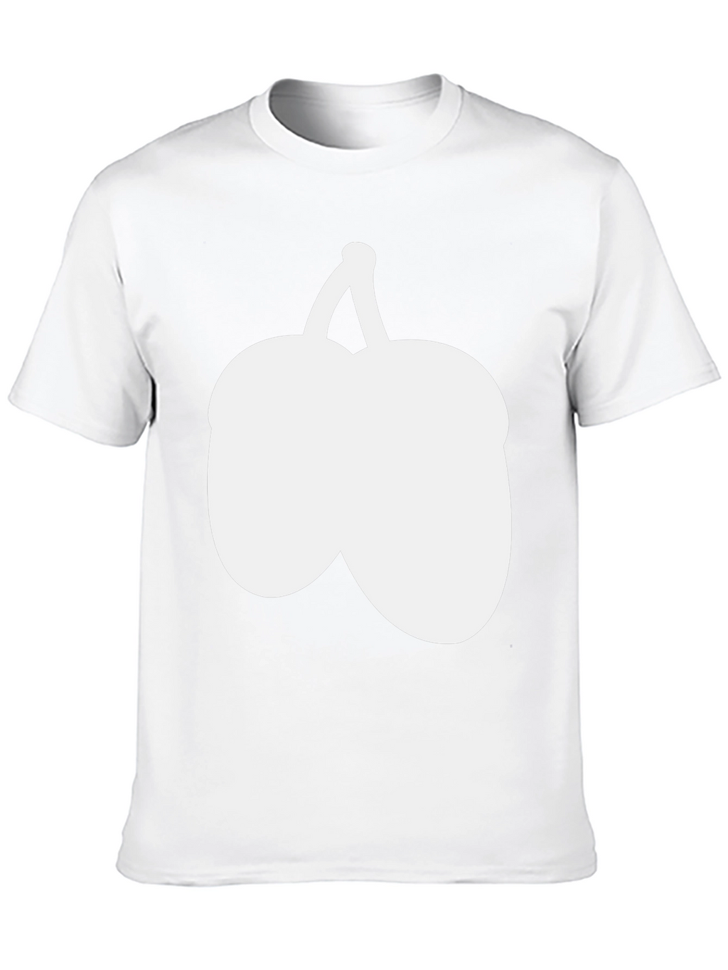 Novelty Fruit Graphic Tee - Black Cotton Blend
