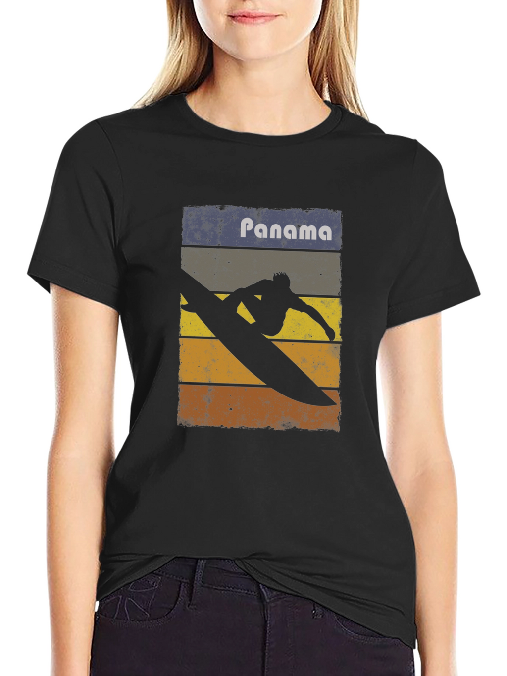 Panama Surfing Retro Tee