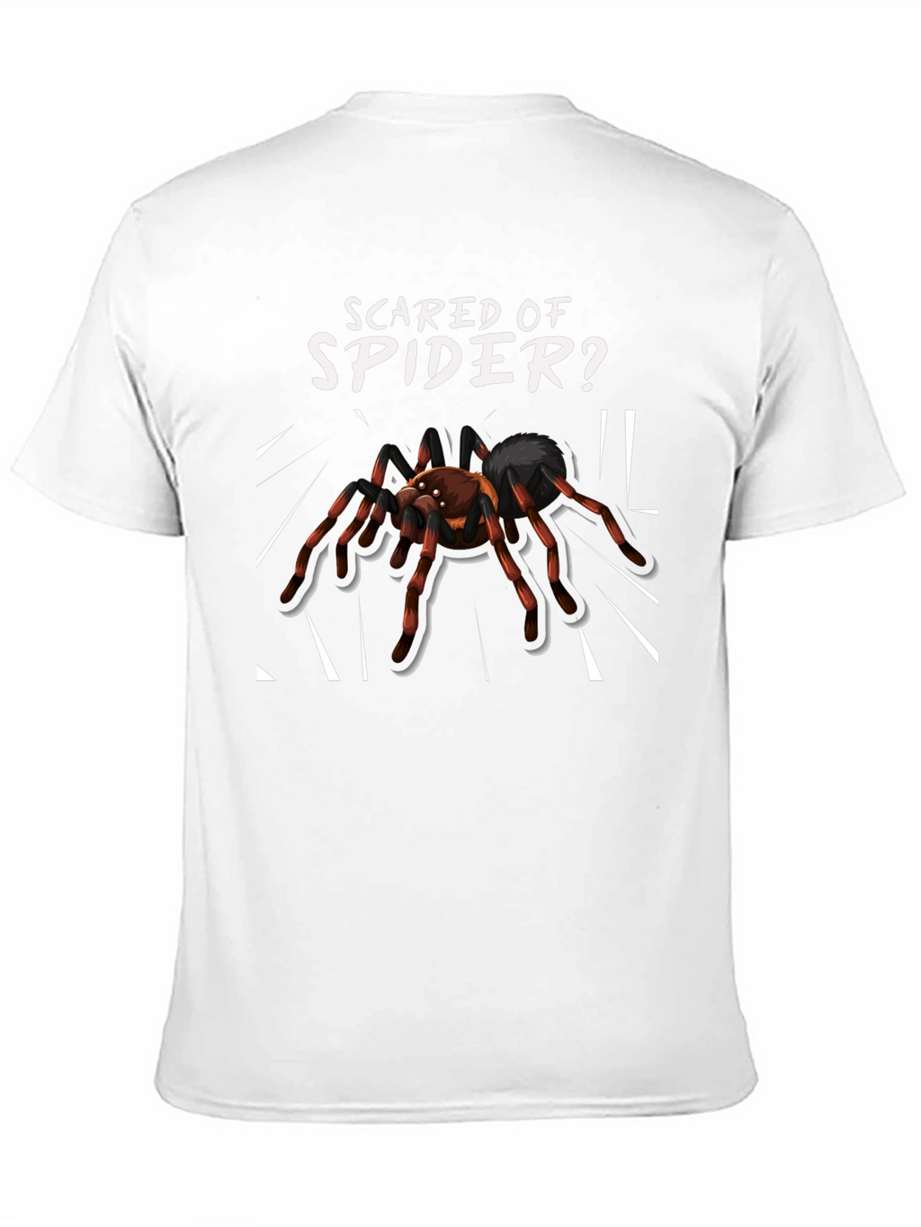 Scared of Spider? Novelty Graphic Tee