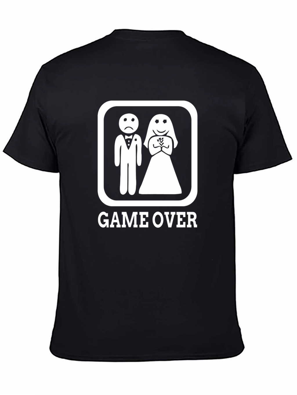 Game Over Marriage Humor Graphic Tee