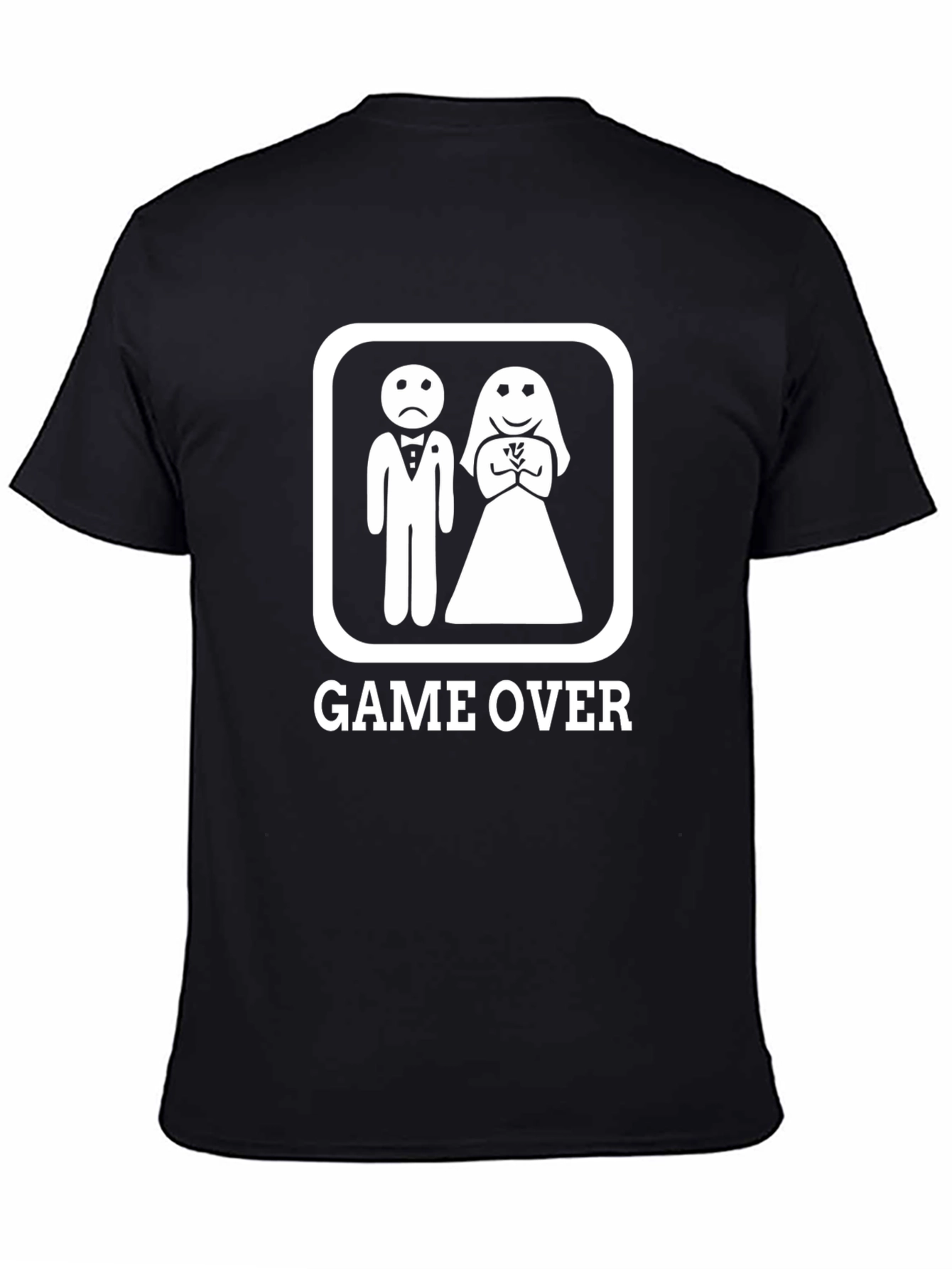 Game Over Marriage Humor Graphic Tee