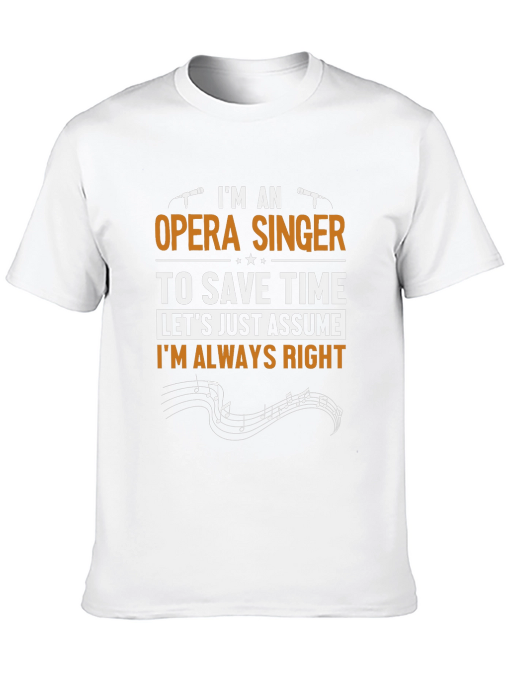 Opera Singer Graphic T-Shirt