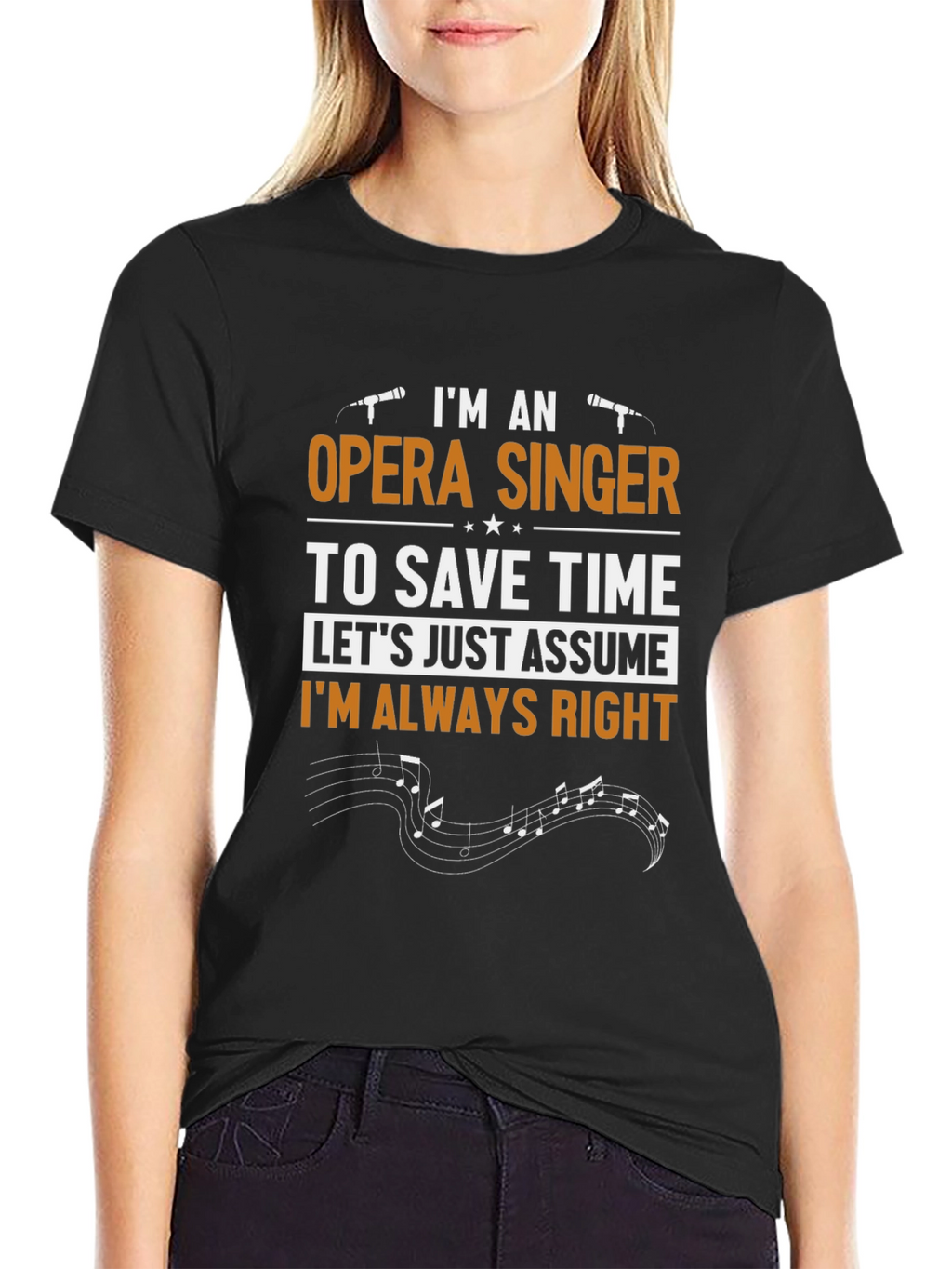 Opera Singer Graphic T-Shirt