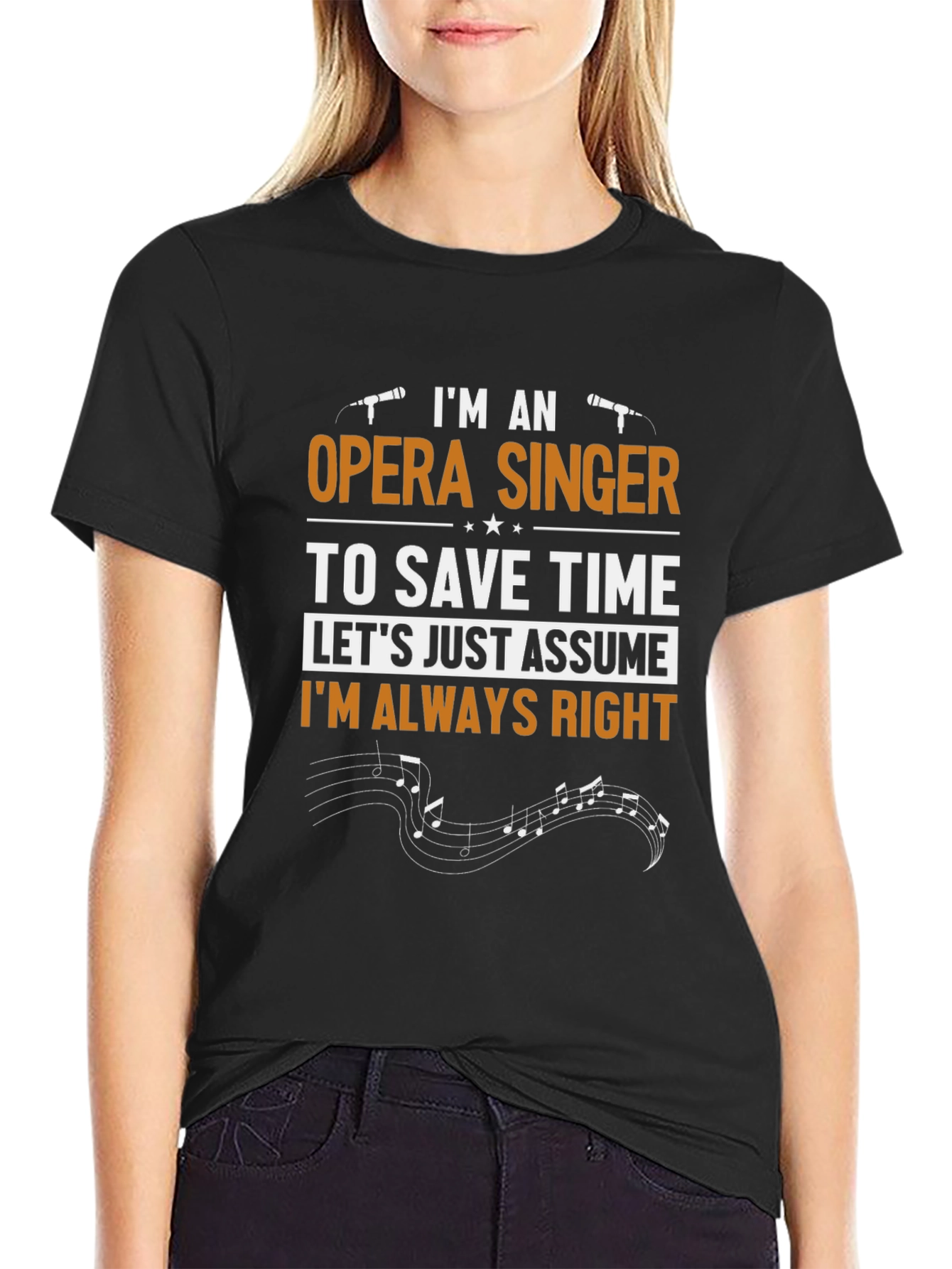 Opera Singer Graphic T-Shirt