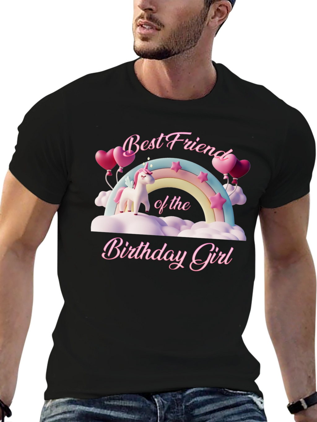 Best Friend Birthday Girl Unicorn T-Shirt