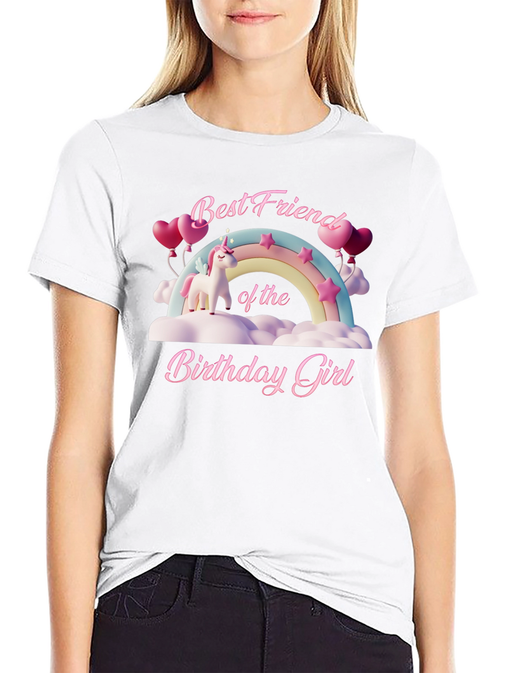 Best Friend Birthday Girl Unicorn T-Shirt
