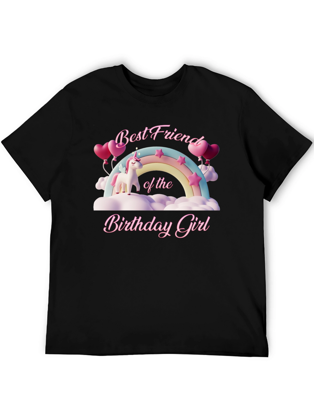 Best Friend Birthday Girl Unicorn T-Shirt