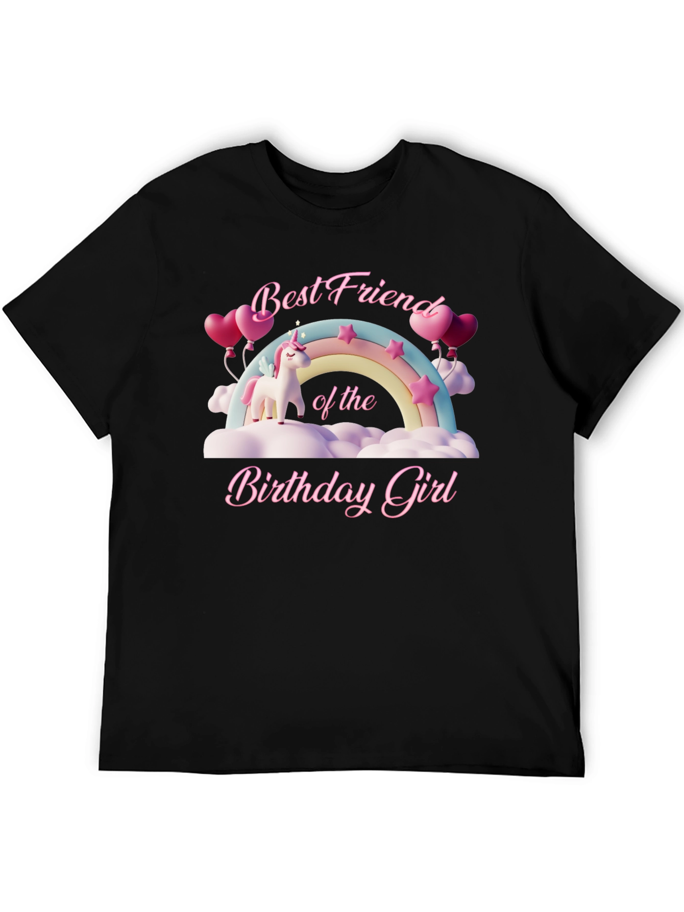 Best Friend Birthday Girl Unicorn T-Shirt