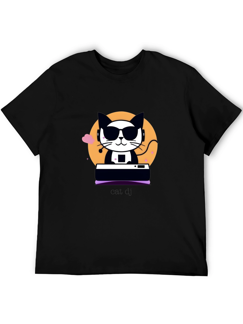 Cool Cat DJ Graphic Tee