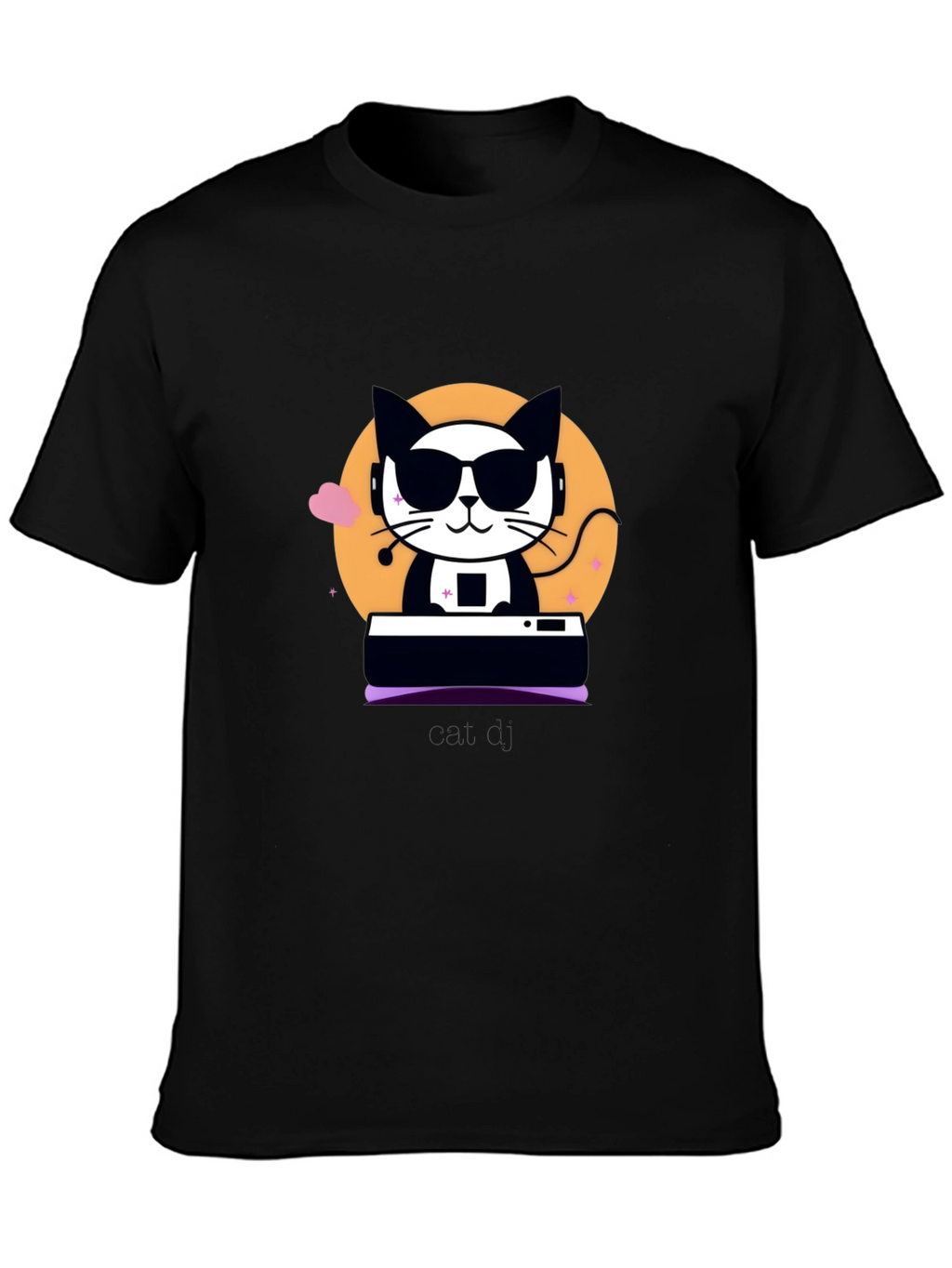 Cool Cat DJ Graphic Tee