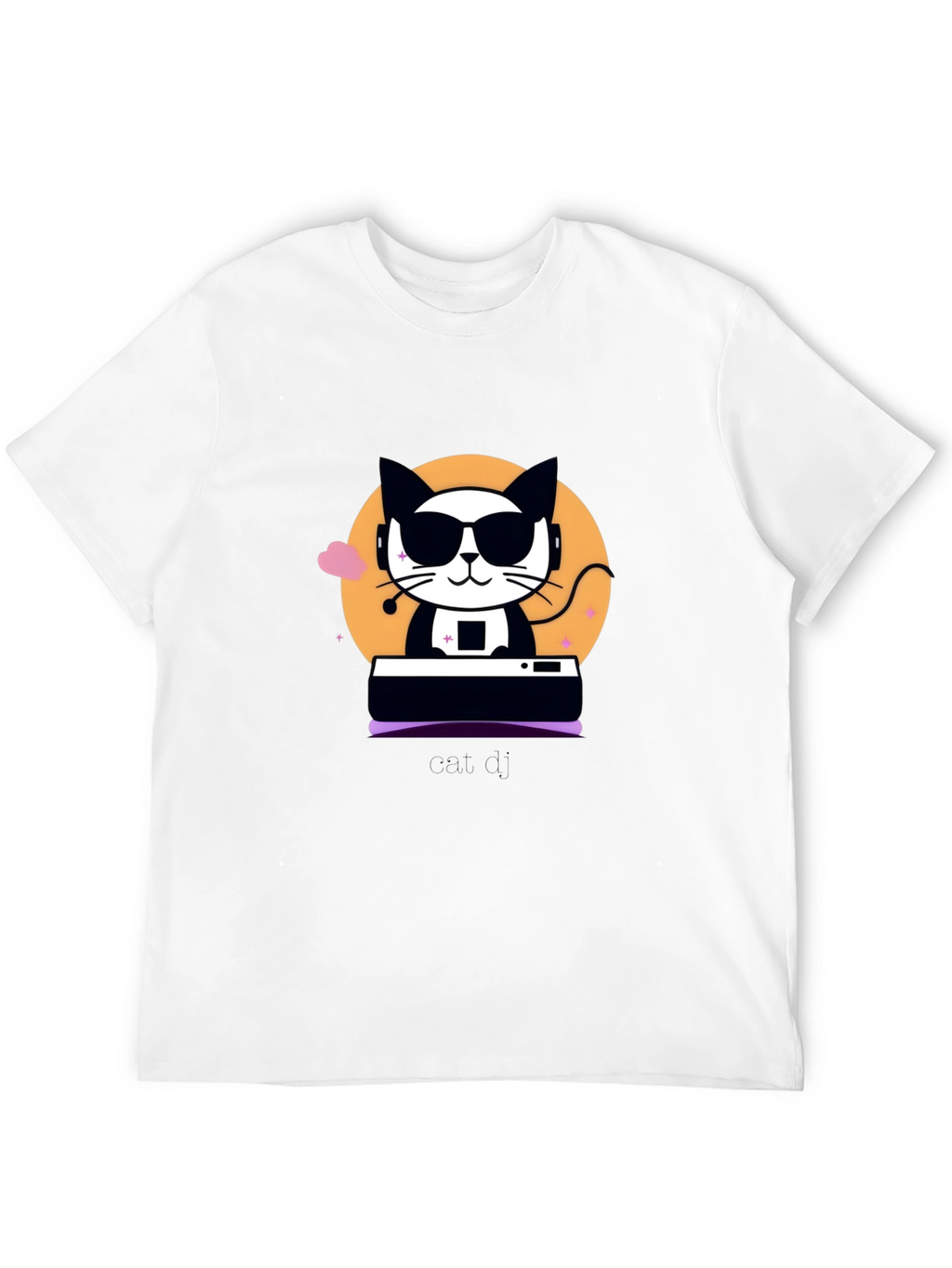 Cool Cat DJ Graphic Tee