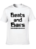 Beats and Bars Black Graphic Tee