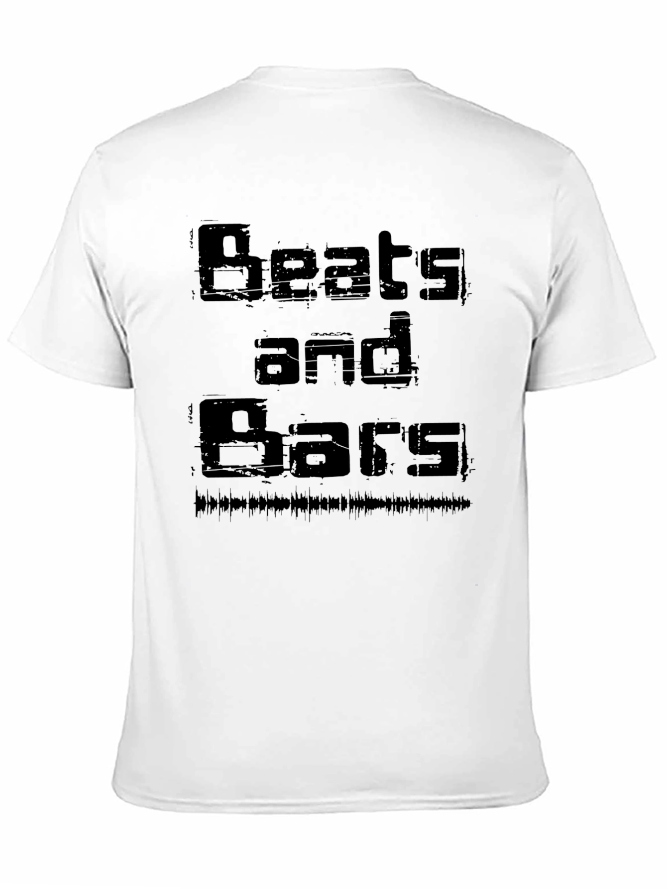 Beats and Bars Black Graphic Tee