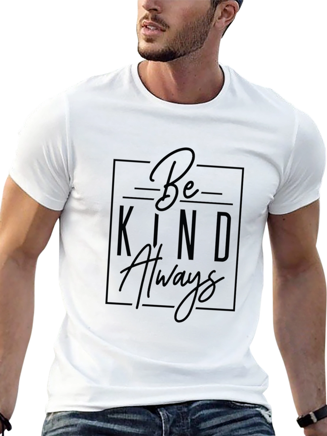 Be Kind Always Graphic Tee - Black T-Shirt