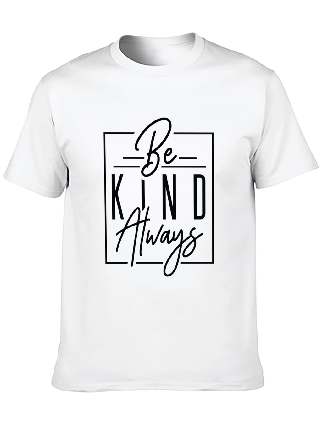 Be Kind Always Graphic Tee - Black T-Shirt