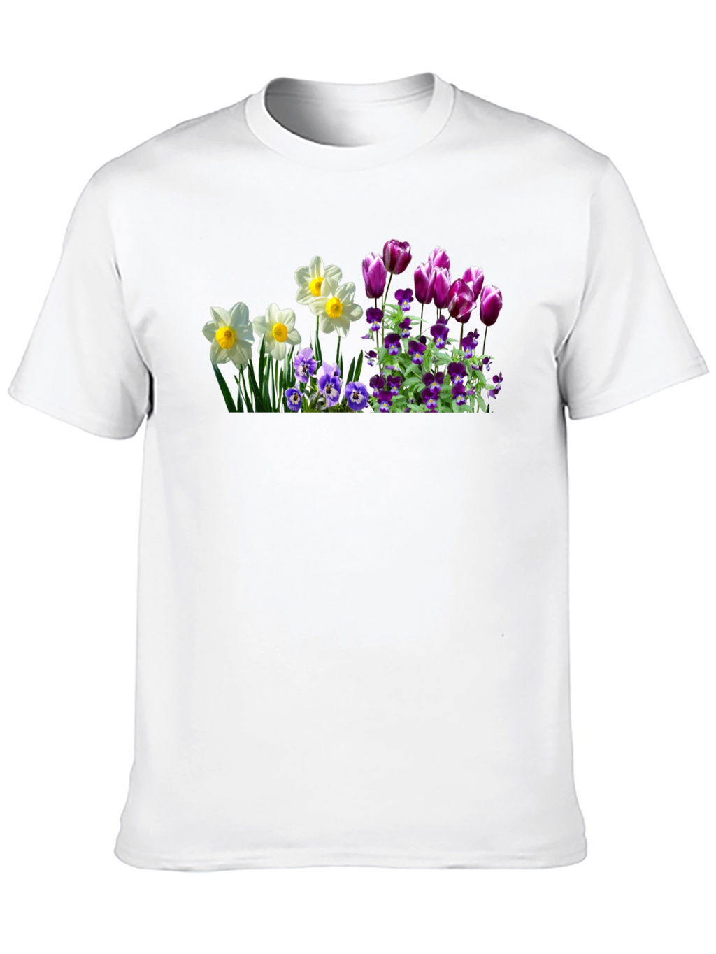 Floral T-Shirt - Spring Bloom Design