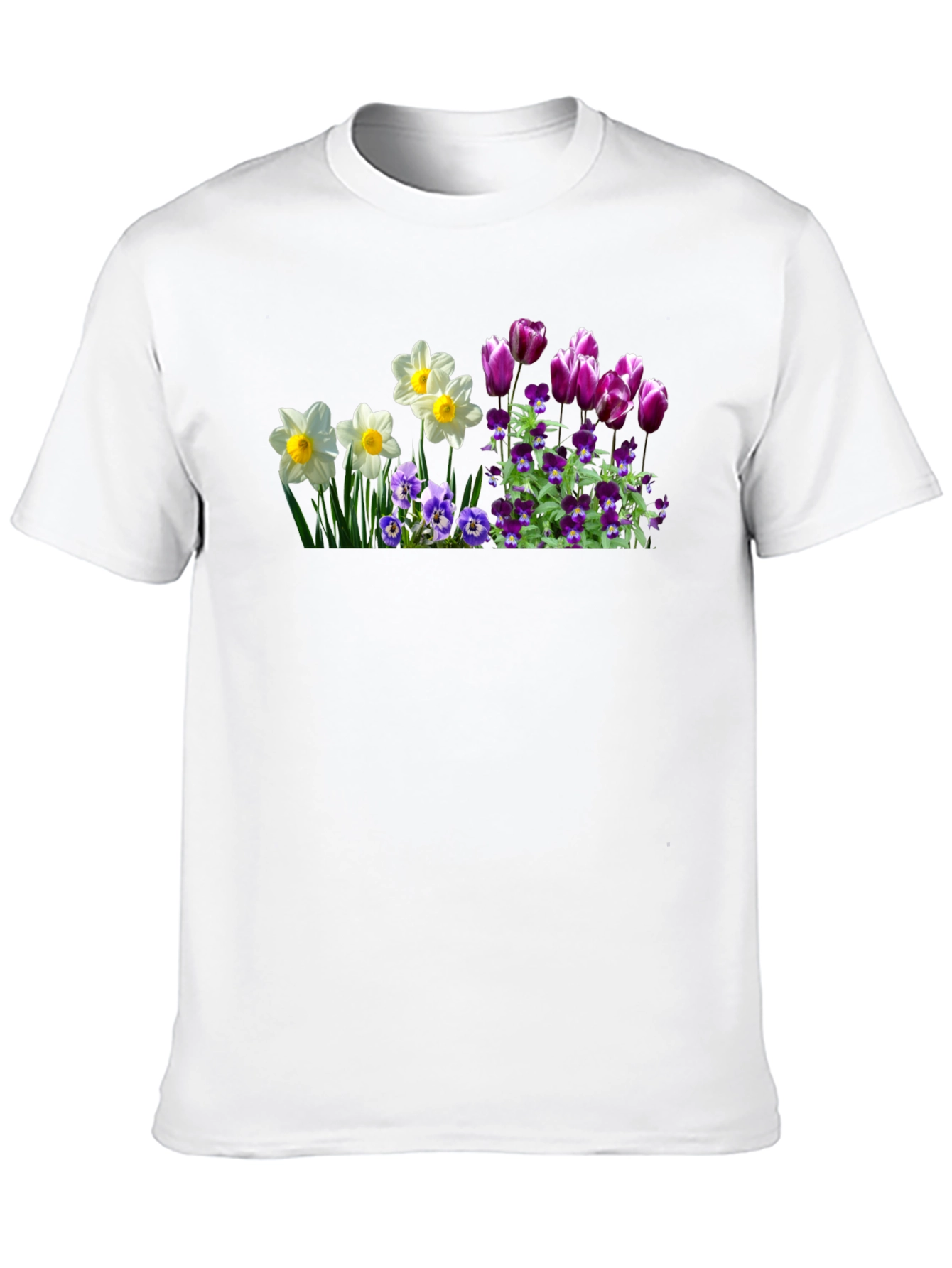 Floral T-Shirt - Spring Bloom Design